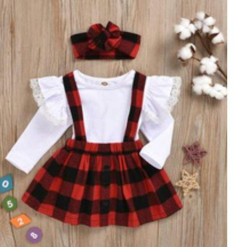 Red and Black jumpsuit