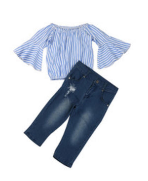 Denim  and Stripes